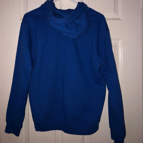 Basic blue hoodie. - Picture 2 of 2